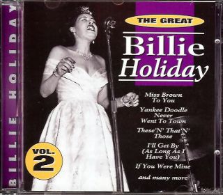 CD Billie Holiday - The Great Vol. 2
