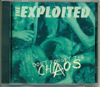 CD The Exploited - Dont Forget The Chaos