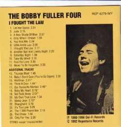 CD The Bobby Fuller Four - I Fought The Law