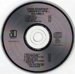 CD Linda Ronstadt - Greatest Hits Volume Two