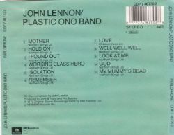 Cd John Lennon - Plastic Ono Band