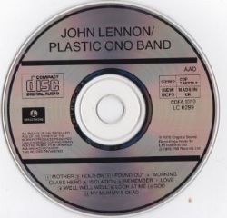 Cd John Lennon - Plastic Ono Band