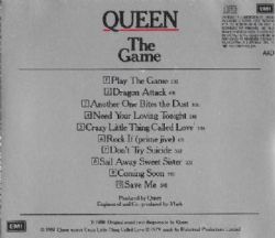 cd Queen - The Game