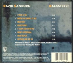CD David Sanborn - Backstreet