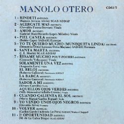 CD Manolo Otero - Boleros