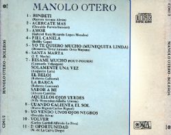 CD Manolo Otero - Boleros