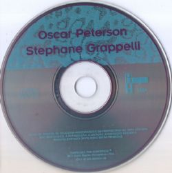 Cd Oscar Peterson & St�phane Grappelli - Peterson & Grapelli