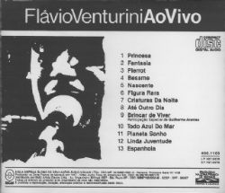 CD FLAVIO VENTURINI - AO VIVO