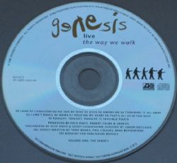 CD Genesis - Live The Way We Walk - Volume One: The Shorts
