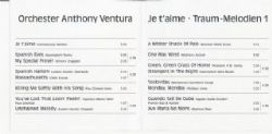 CD Orchester Anthony Ventura - Je TAime 01