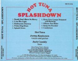 CD Hot Tuna - Splashdown