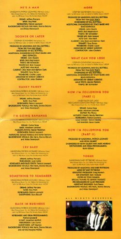 Cd Madonna - Im Breathless (Dick Tracy)