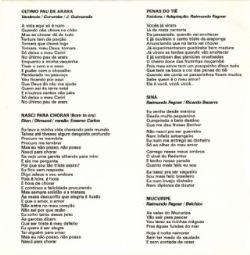 CD Raimundo Fagner - Manera Fru Fru, Manera