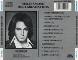 CD Neil Diamond - His 12 Greatest Hits