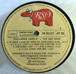 LP Bee Gees - Cucumber Castle