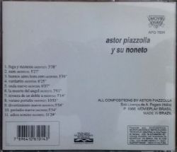 CD Astor Piazzolla Y Su Conjunto 9 - Tristeza De Un Doble A