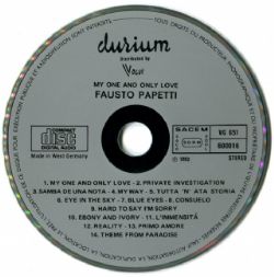CD Fausto Papetti - My One And Only Love