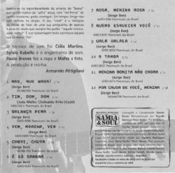 CD Jorge Ben - Samba Esquema Novo