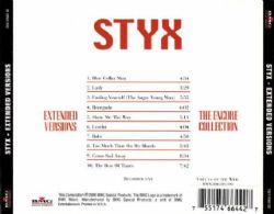 CD Styx - Extended Versions: The Encore Collection
