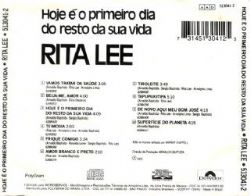 CD Rita Lee - Hoje E O Primeiro Dia Do Resto Da Sua Vida