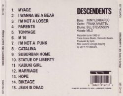 Cd Descendents - Milo Goes To College