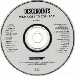 Cd Descendents - Milo Goes To College