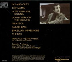 CD Lalo Schifrin - Ins And Outs