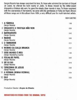 CD S�rgio Ricardo - Um Sr. Talento