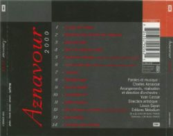 CD Charles Aznavour - 2000