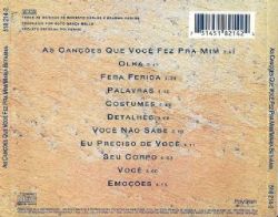 CD Maria Beth�nia - As Can��es Que Voc� Fez Pra Mim
