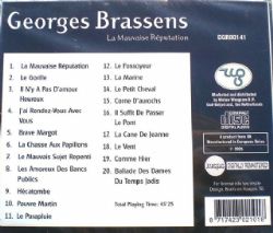 CD Georges Brassens - La Mauvaise R�putation