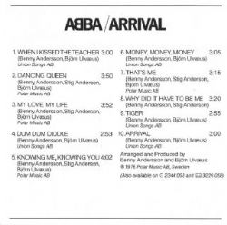 CD ABBA - Arrival