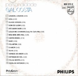 CD Gal Costa - Personalidade