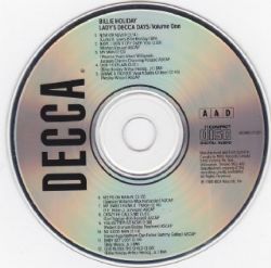 CD Billie Holiday - Ladys Decca Days, Volume One