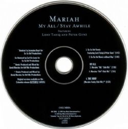 CD MARIAH CAREY - MY ALL STAY AWHILE