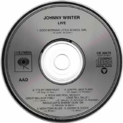 Cd Johnny Winter - Live