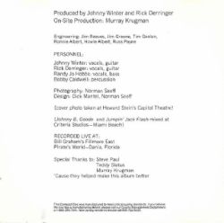 Cd Johnny Winter - Live