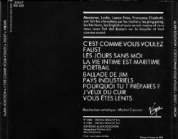 CD Alain Souchon - CEst Comme Vous Voulez