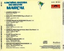 CD Mestre Mar�al - A Incrivel Bateria