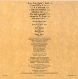 CD Rainbow - Long Live Rock N Roll