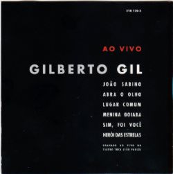 CD Gilberto Gil - Ao Vivo