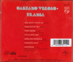 CD Caetano Veloso - Transa