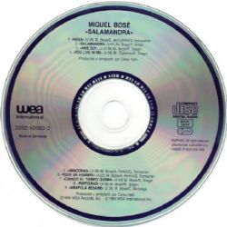 CD Miguel Bose- Salamandra