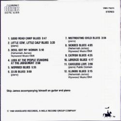 CD Skip James - Devil Got My Woman