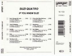 CD Suzi Quatro - If You Knew Suzi