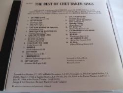 Cd Chet Baker - The Best Of Sings