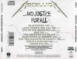 CD Metallica - And Justice For All